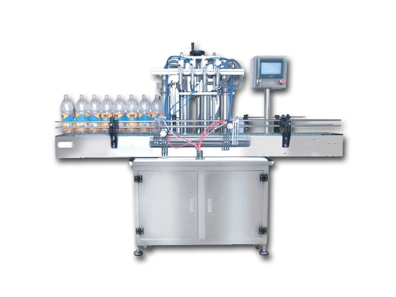 Four automatic piston liquid filling machine